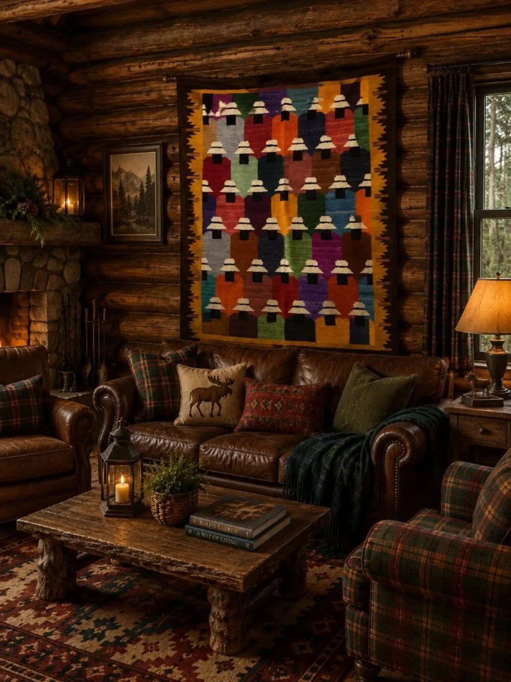 Traditional Andes Festival Handmade Tapestry
